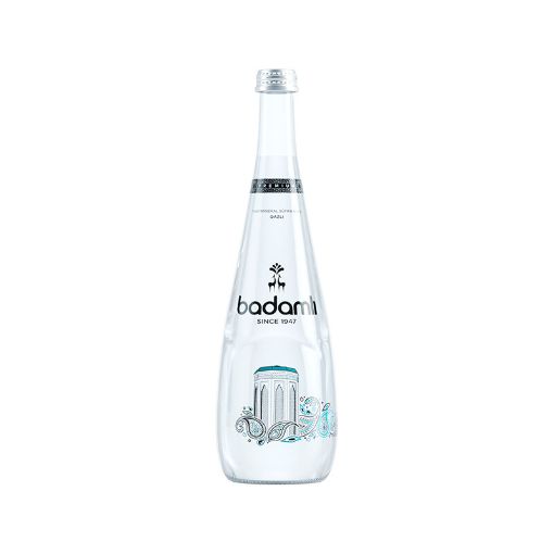 BADAMLI SU 750 ML QAZLI PREMİUM ŞÜŞƏ şəkli