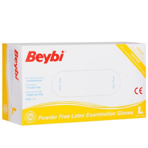BEYBI LATEX  ƏLCƏK 100 LI PUDRALI L şəkli