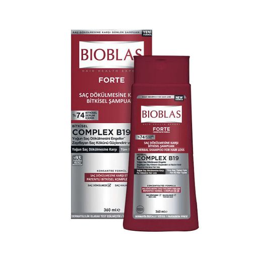 BIOBLAS ŞAMPUN 360 ML FORTE B19 şəkli