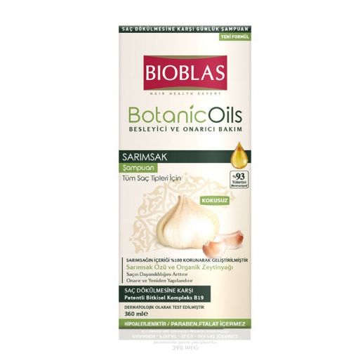 BIOBLAS ŞAMPUN 360 ML SARIMSAQLI şəkli