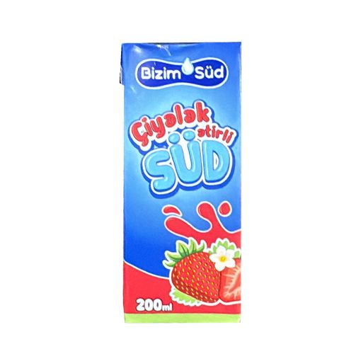 BİZİM SÜD SÜD 200 ML ÇİYƏLƏK şəkli