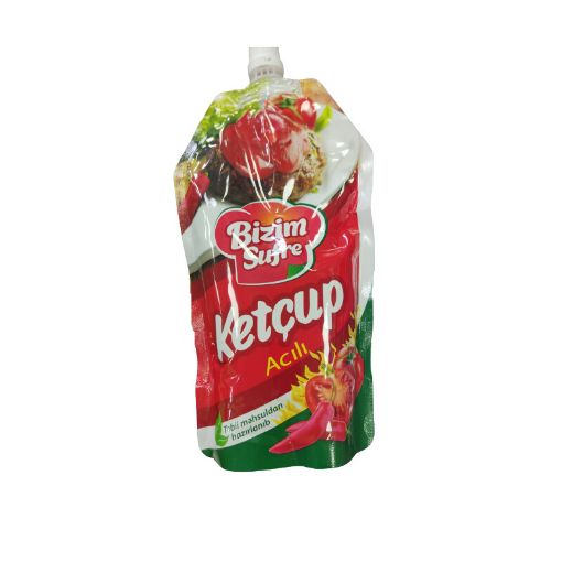 BIZIM SUFRE KETÇUP ACILI 350 Q PKT şəkli