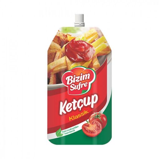 BIZIM SUFRE KETÇUP KLASSİK 500 ML PKT şəkli
