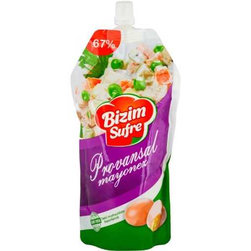 BİZİM SÜFRƏ MAYONEZ 200 ML PROVANSAL 67% şəkli