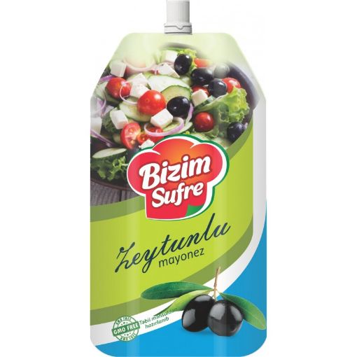 BIZIM SUFRE MAYONEZ 400 ML ZEYTUNLU PKT şəkli