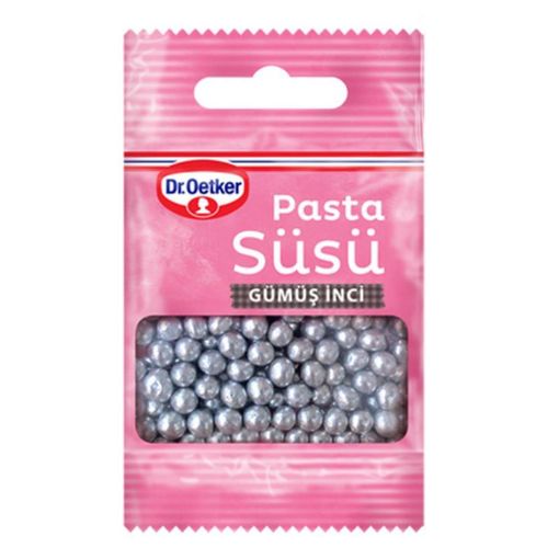 DR.OETKER DEKOR 10 Q GÜMÜŞ İNCİLƏR şəkli