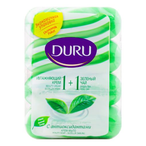 DURU SABUN 80 Q YAŞIL ÇAY 4 ƏDƏDLİ şəkli
