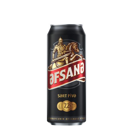 EFSANE SƏRT PİVƏ 450 ML BANKA şəkli