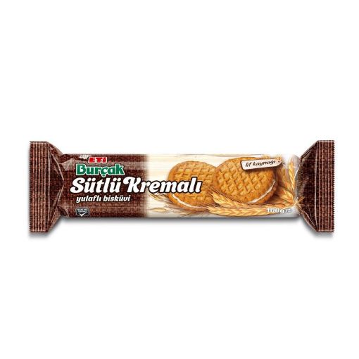ETİ BURCAK PEÇENYE 100 Q SÜDLÜ KREMLİ şəkli