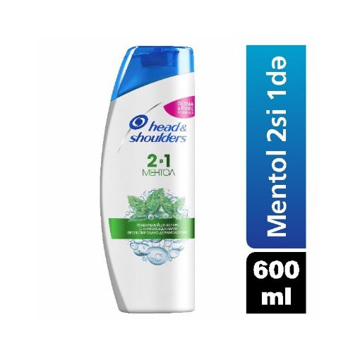 HEAD&SHO ŞAMPUN 600 ML 2/1 MENTOL ƏTİRLİ şəkli