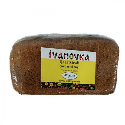 İVANOVKA ÇÖRƏK 600 Q QARA ZİRƏLİ şəkli