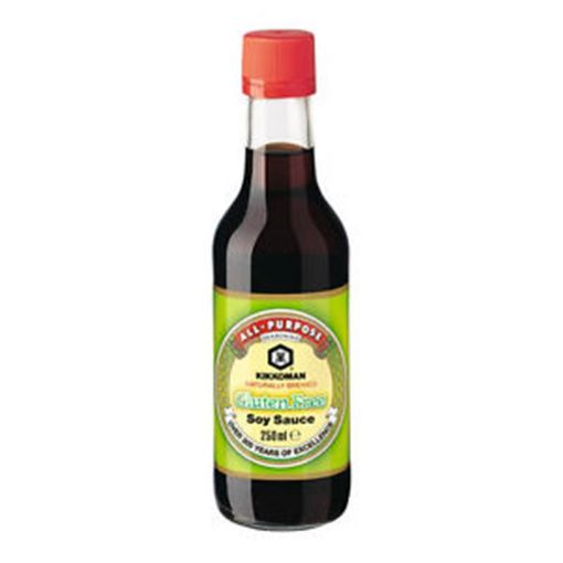 KIKKOMAN GLUTEN FREE SOY SOUS 250 ML şəkli