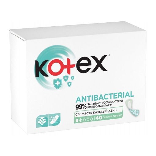 KOTEX GÜNLÜK QADIN BEZİ 40 LI ANTİBAKTER şəkli
