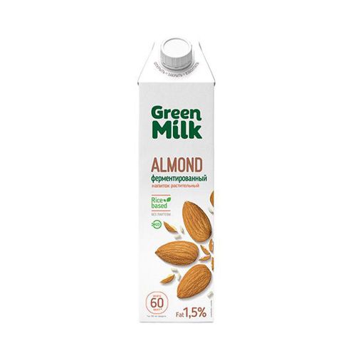 GREEN MİLK SÜD 1 L BADAM şəkli
