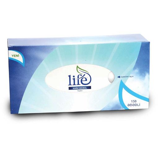 LIFE QUTU DƏSMAL 150 Lİ 21X20 SM şəkli