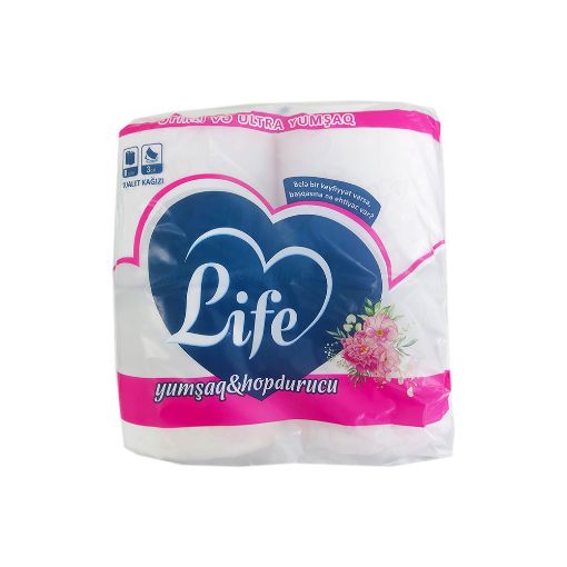 LİFE TUALET KAĞIZI 8 Lİ ƏTİRLİ 3 QAT şəkli