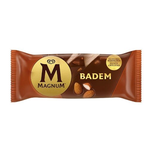 MAGNUM DONDURMA 100 ML BADAM şəkli