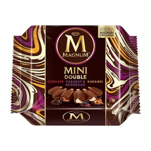 MAGNUM MİNİ DONDURMA 360 ML QARA TUT şəkli
