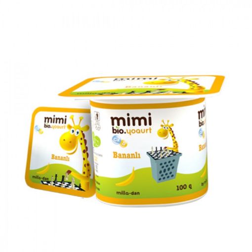 MİLLA MİMİ YOQURT 100 Q BANAN şəkli