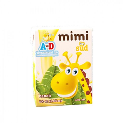MİLLA MİMİ SÜD 200 ML BANAN 1.8% şəkli