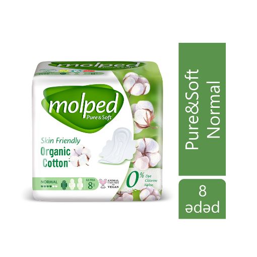 MOLPED QADIN BEZI 8 Lİ NORMAL PURE&SOFT şəkli