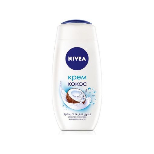 NIVEA DUŞ GELİ 250 ML KREM KOKOS 83606 şəkli