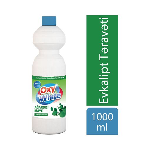 OXYWHİTE AĞARDICI MAYE 1 L EVKALİPT şəkli