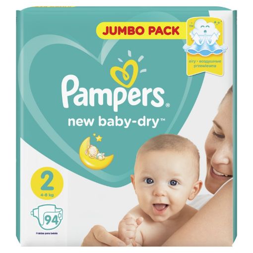 PAMPERS UŞAQ BEZİ N2 94 Lİ 4-8 KQ JUMBO şəkli