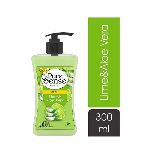PURE SENSE MAYE SABUN 300 ML LİME & ALOE şəkli