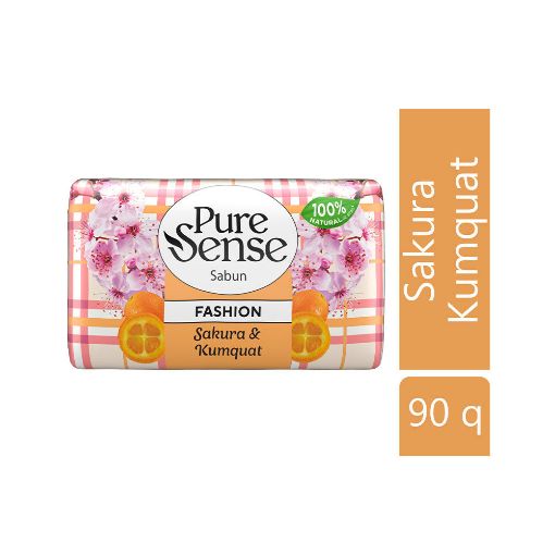 PURE SENSE SABUN 90 Q SAKURA VƏ KUMQUAT şəkli