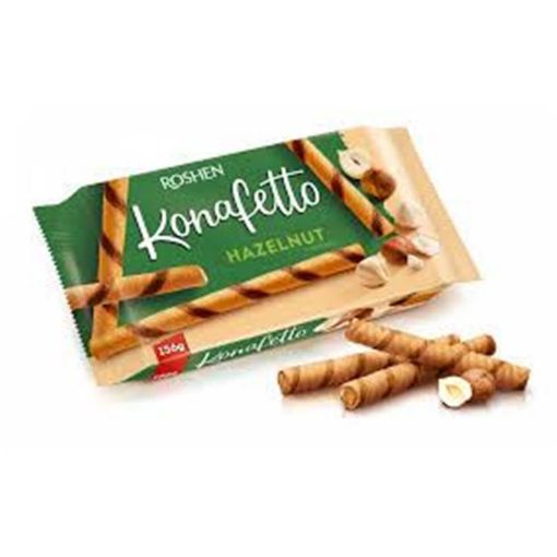ROSHEN KONAFETTO VAFLİ RULO 140 Q FINDIQ şəkli