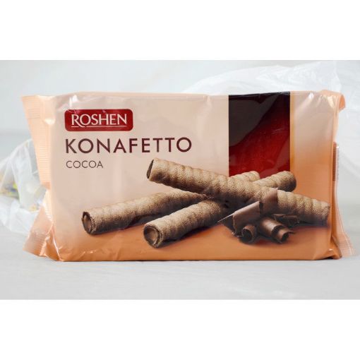 ROSHEN KONAFETTO VAFLİ RULO 156 Q KAKAO şəkli