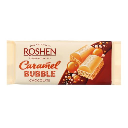 ROSHEN ŞOKOLAD 80 Q KARAMEL QABARCIQLI şəkli