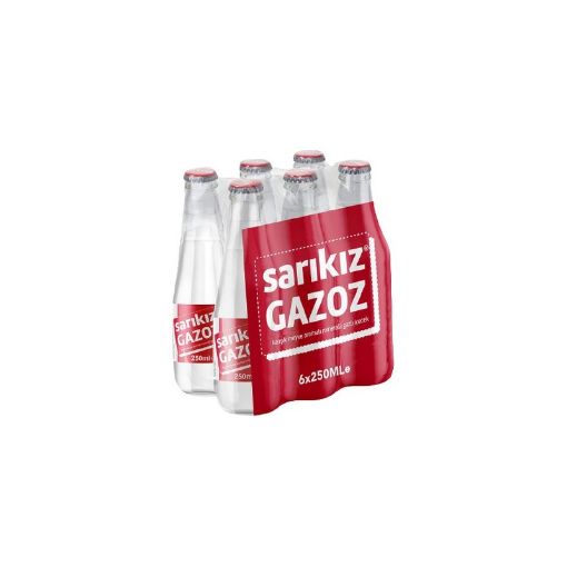 SARIKIZ QAZOZ 200 ML 6LI ŞÜŞƏ şəkli