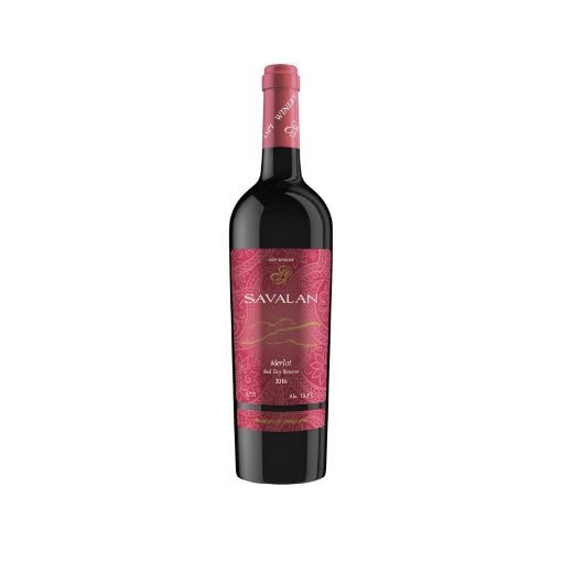 SAVALAN ŞƏRAB 750 ML MERLOT DRY RESERVE şəkli