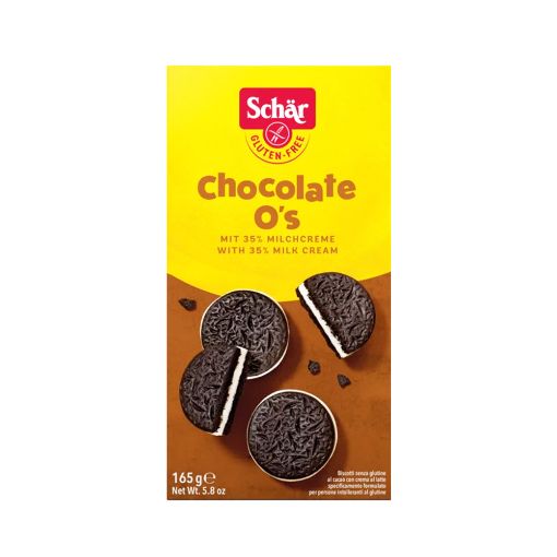 SCHAR QLUTENSİZ BİSKVİT 165 Q ŞOKOLADLI şəkli