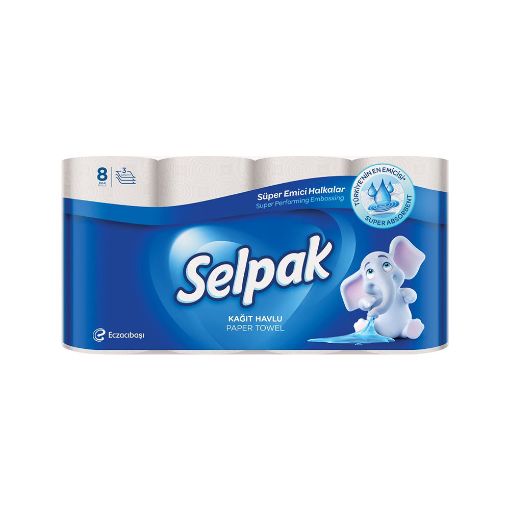 SELPAK MƏTBƏX KAĞIZI 8 LI DELUXE şəkli