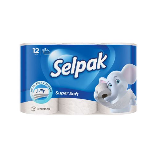 SELPAK TUALET KAĞIZI 12 Lİ 3 QAT şəkli