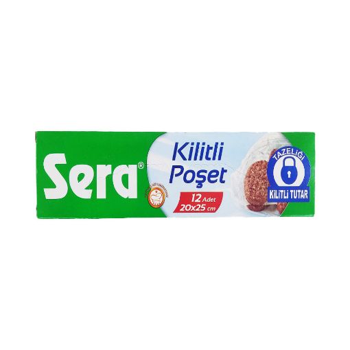 SERA KILIDLI TORBA 12 Lİ 20X25 SM şəkli