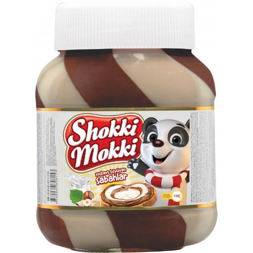 SHOKKI MOKKI DUO ŞOKOLAD YAĞI 720 Q ŞÜŞƏ şəkli