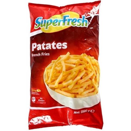 SUPERFRESH KARTOF FRİ 2,5 KQ BARMAQ şəkli