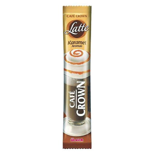 ULKER CAFFE CROWN LATTE 17 Q KARAMEL AR. şəkli