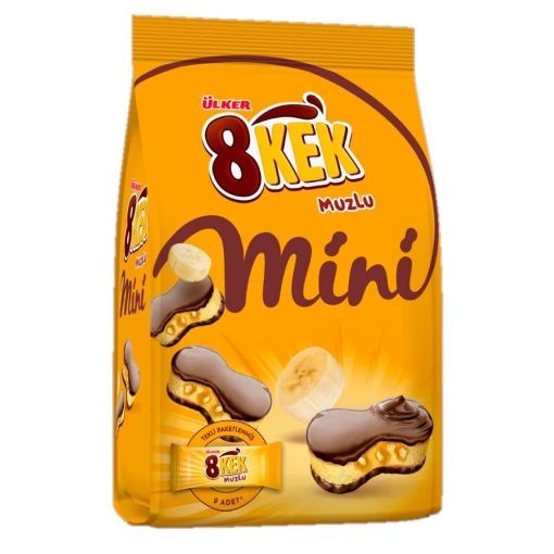 ÜLKER DANKEK 8 KEK MİNİ 162 Q BANANLI şəkli