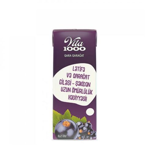 VITA1000 M.ŞİRƏSİ 200 ML QARA QARAĞAT TP şəkli