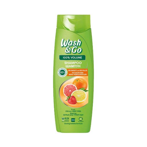 WASH&GO ŞAMPUN 360 ML MEYVƏLİ şəkli