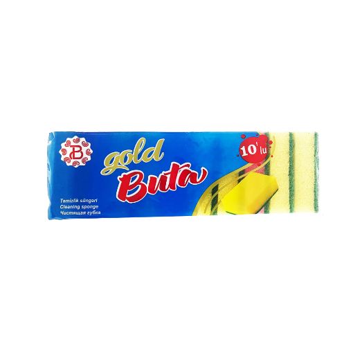 GOLD BUTA QAB SÜNGƏRİ 10 LU RƏNGLİ şəkli
