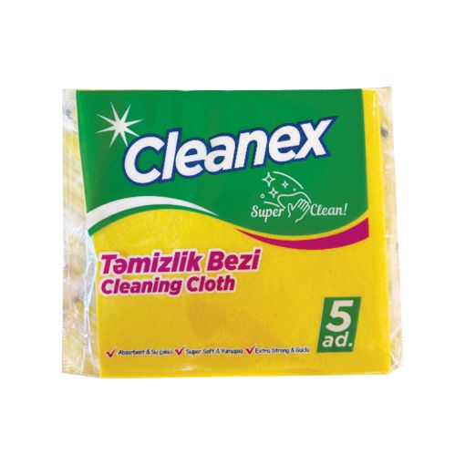 CLEANEX TƏMİZLİK BEZİ 5 Lİ şəkli